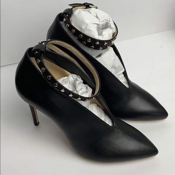 Jimmy Choo Lark 100mm Black Booties Size 37 - Picture 4 of 9